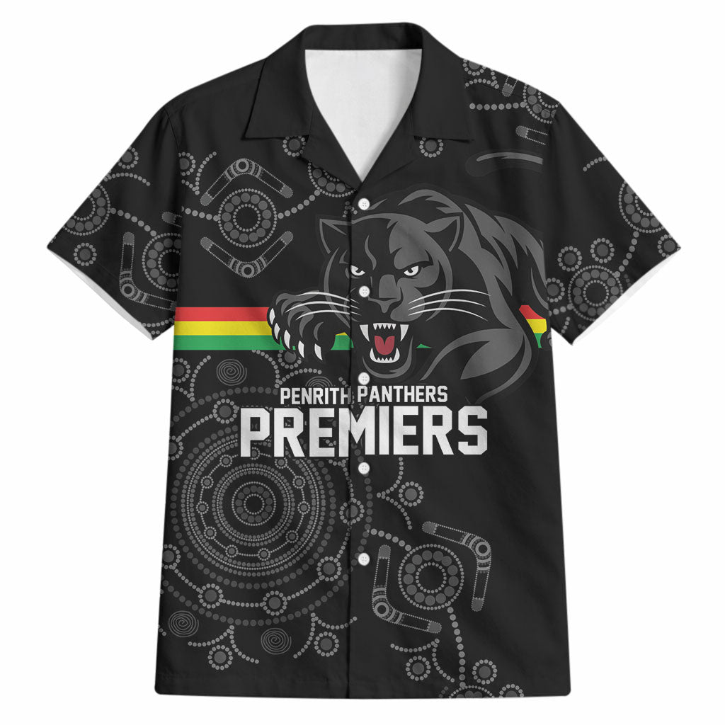 Penrith Premiers 2026 Hawaiian Shirt Panthers Seven-Time Premiership Black