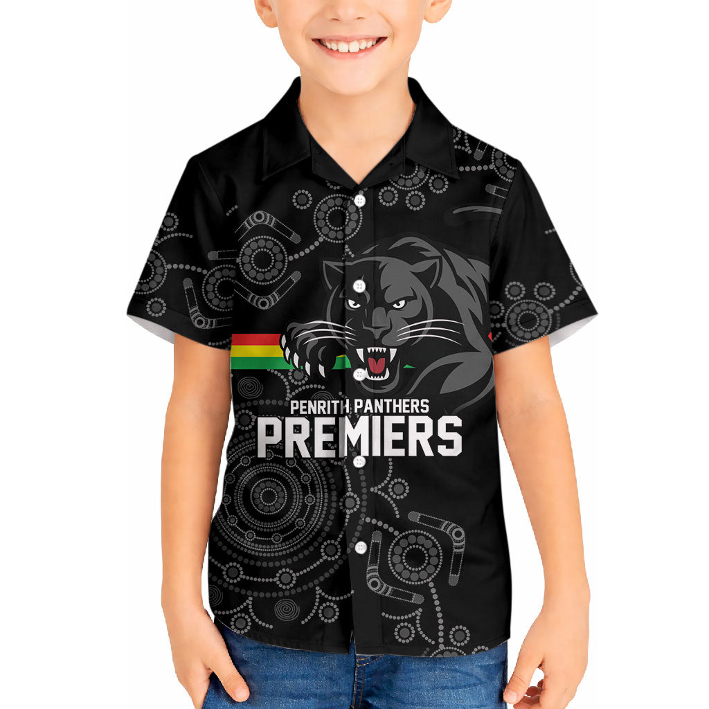 Penrith Premiers 2026 Hawaiian Shirt Panthers Seven-Time Premiership Black