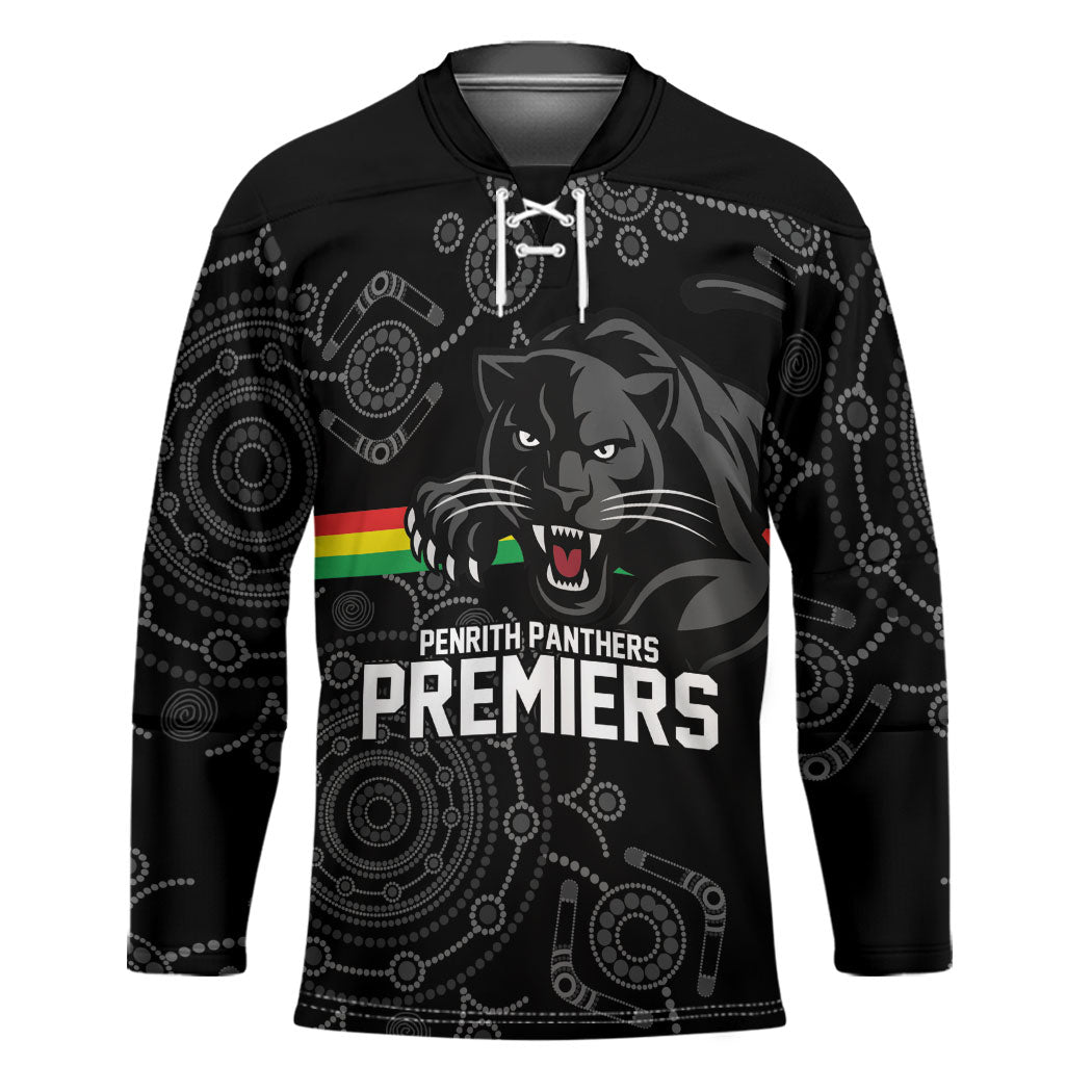 Penrith Premiers 2026 Hockey Jersey Panthers Seven-Time Premiership Black