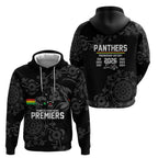 Penrith Premiers 2026 Hoodie Panthers Seven-Time Premiership Black