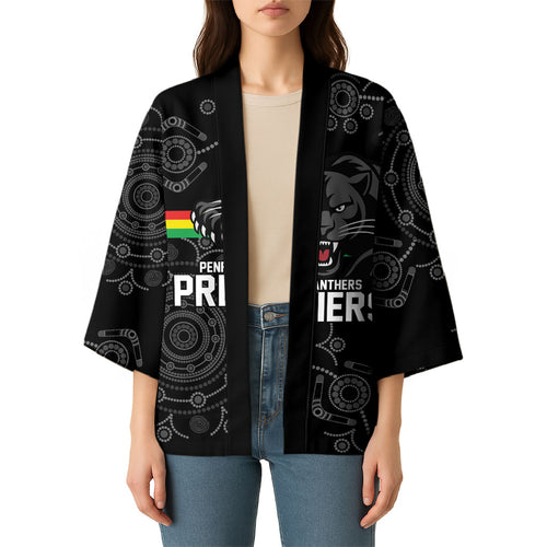 Penrith Premiers 2026 Kimono Panthers Seven-Time Premiership Black