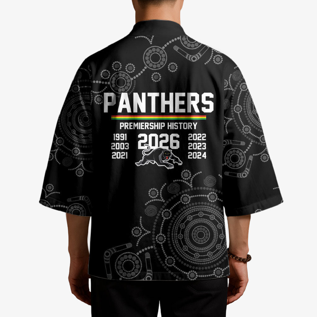 Penrith Premiers 2026 Kimono Panthers Seven-Time Premiership Black