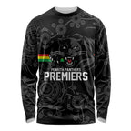 Penrith Premiers 2026 Long Sleeve Shirt Panthers Seven-Time Premiership Black