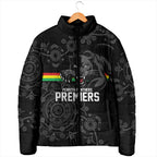 Penrith Premiers 2026 Padded Jacket Panthers Seven-Time Premiership Black