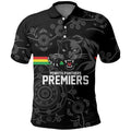 Penrith Premiers 2026 Polo Shirt Panthers Seven-Time Premiership Black