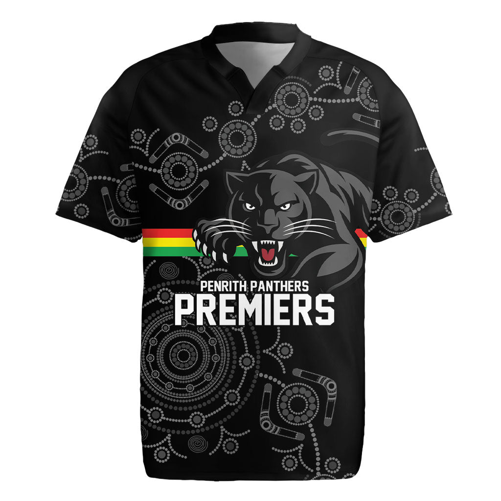 Penrith Premiers 2026 Rugby Jersey Panthers Seven-Time Premiership Black