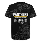 Penrith Premiers 2026 Rugby Jersey Panthers Seven-Time Premiership Black