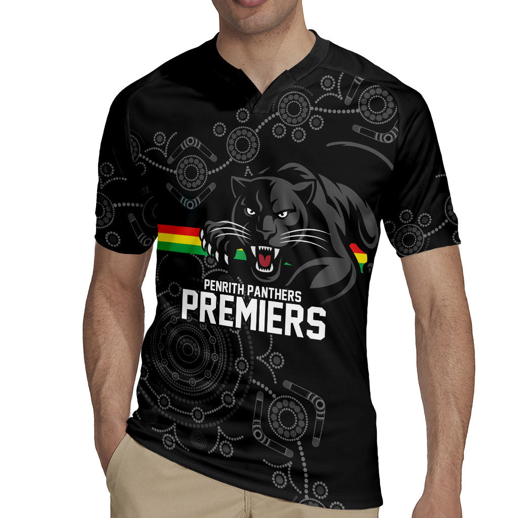 Penrith Premiers 2026 Rugby Jersey Panthers Seven-Time Premiership Black