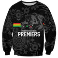 Penrith Premiers 2026 Sweatshirt Panthers Seven-Time Premiership Black