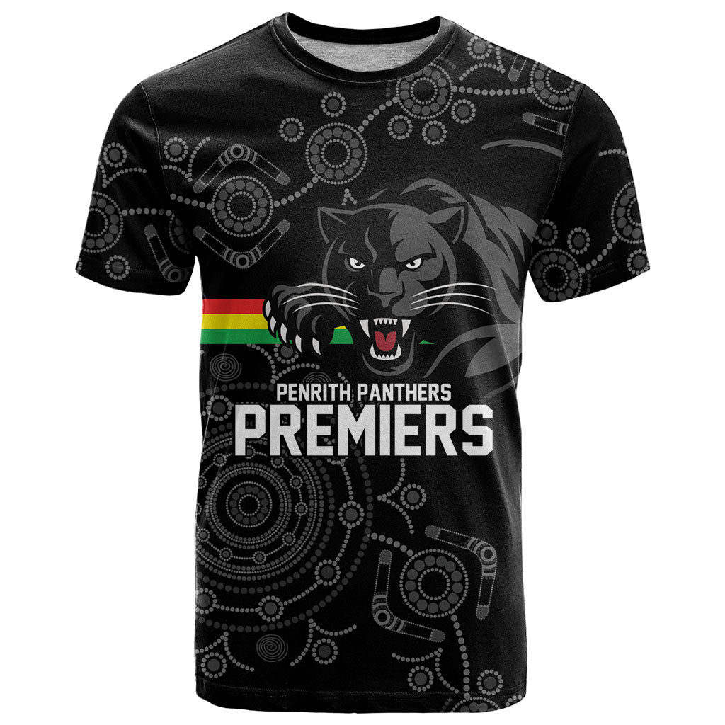 Penrith Premiers 2026 T Shirt Panthers Seven-Time Premiership Black