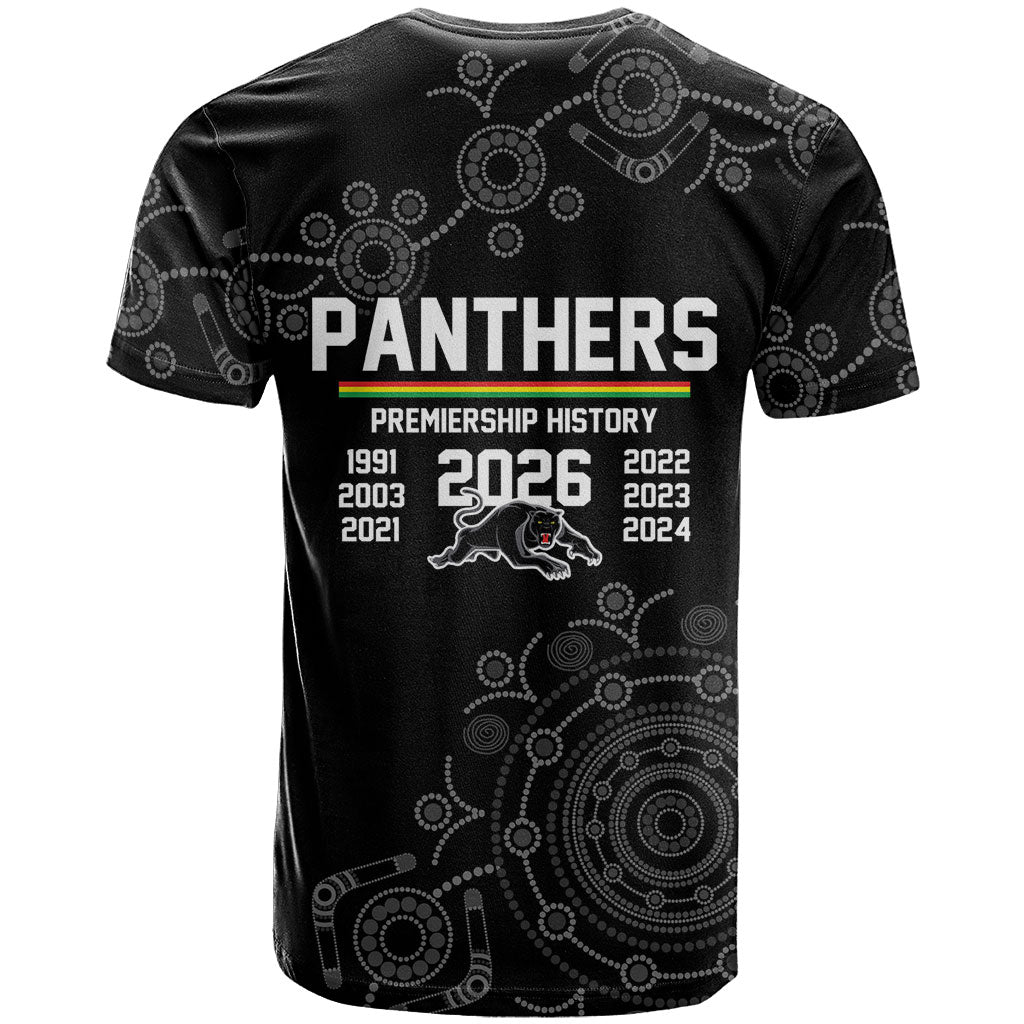 Penrith Premiers 2026 T Shirt Panthers Seven-Time Premiership Black