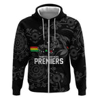 Penrith Premiers 2026 Zip Hoodie Panthers Seven-Time Premiership Black