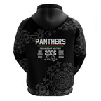 Penrith Premiers 2026 Zip Hoodie Panthers Seven-Time Premiership Black