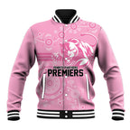 Penrith Premiers 2026 Baseball Jacket Panthers Seven-Time Premiership Pink