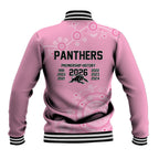 Penrith Premiers 2026 Baseball Jacket Panthers Seven-Time Premiership Pink