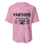 Penrith Premiers 2026 Baseball Jersey Panthers Seven-Time Premiership Pink