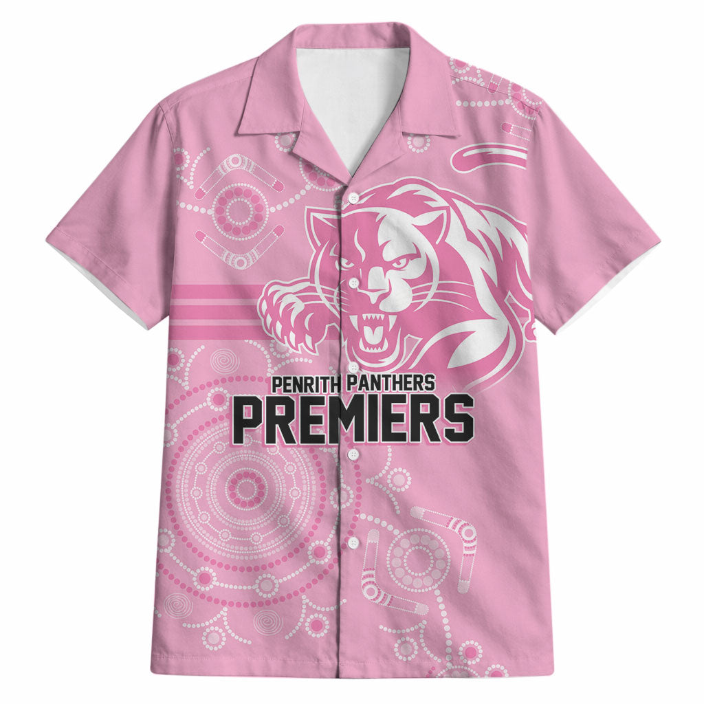 Penrith Premiers 2026 Hawaiian Shirt Panthers Seven-Time Premiership Pink