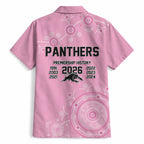 Penrith Premiers 2026 Hawaiian Shirt Panthers Seven-Time Premiership Pink