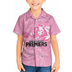 Penrith Premiers 2026 Hawaiian Shirt Panthers Seven-Time Premiership Pink