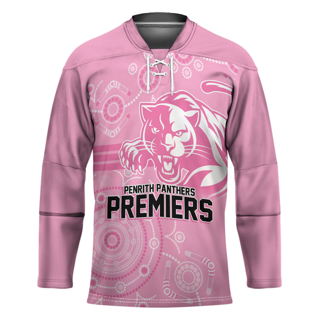 Penrith Premiers 2026 Hockey Jersey Panthers Seven-Time Premiership Pink