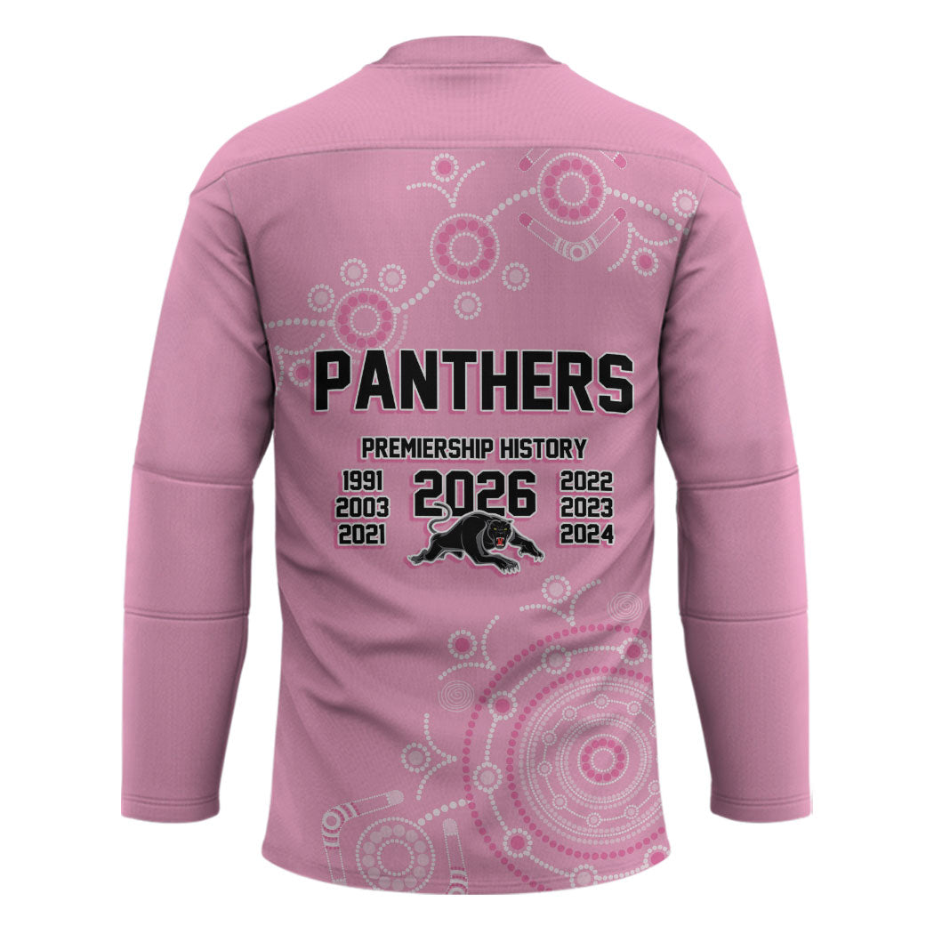 Penrith Premiers 2026 Hockey Jersey Panthers Seven-Time Premiership Pink
