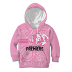 Penrith Premiers 2026 Kid Hoodie Panthers Seven-Time Premiership Pink