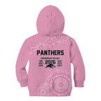 Penrith Premiers 2026 Kid Hoodie Panthers Seven-Time Premiership Pink