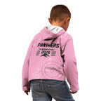 Penrith Premiers 2026 Kid Hoodie Panthers Seven-Time Premiership Pink