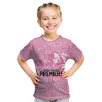Penrith Premiers 2026 Kid T Shirt Panthers Seven-Time Premiership Pink