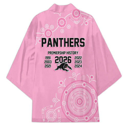 Penrith Premiers 2026 Kimono Panthers Seven-Time Premiership Pink