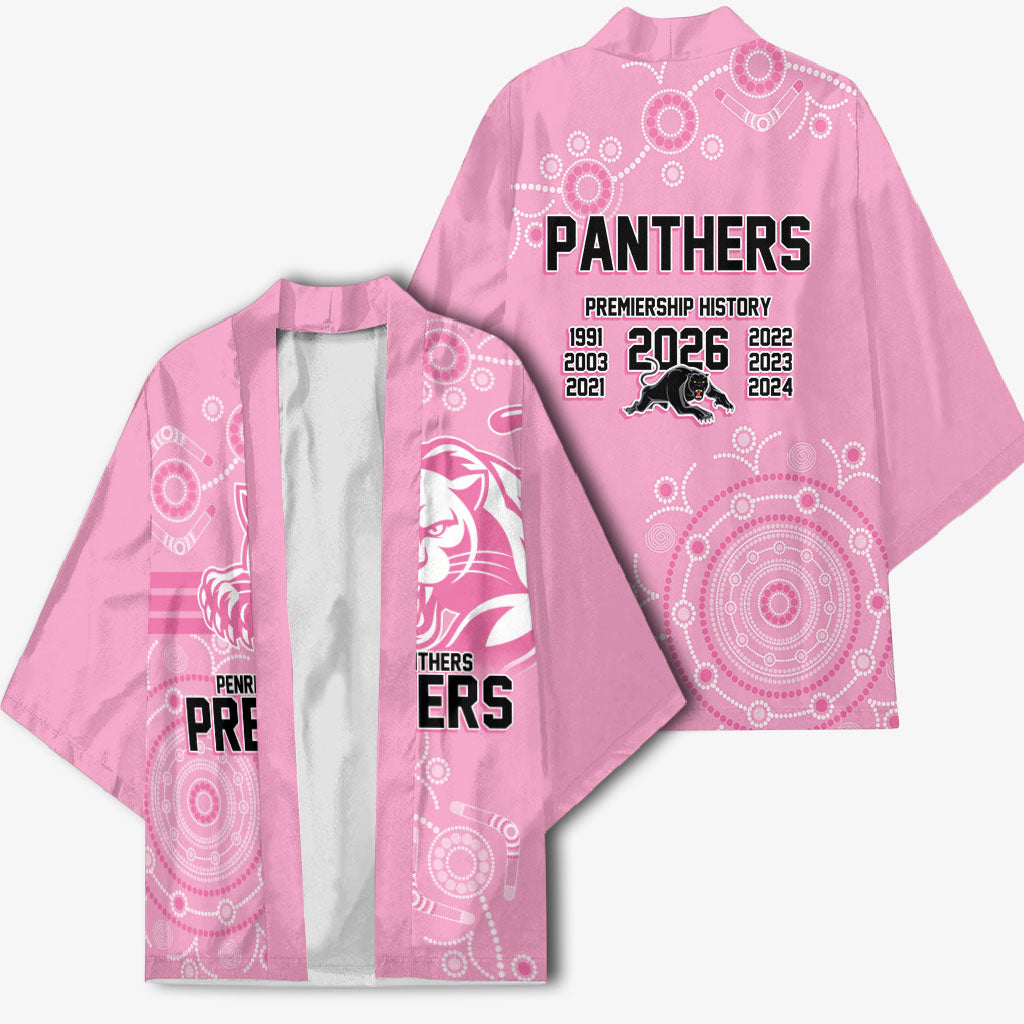 Penrith Premiers 2026 Kimono Panthers Seven-Time Premiership Pink