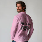 Penrith Premiers 2026 Long Sleeve Polo Shirt Panthers Seven-Time Premiership Pink