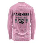 Penrith Premiers 2026 Long Sleeve Shirt Panthers Seven-Time Premiership Pink
