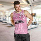 Penrith Premiers 2026 Men Tank Top Panthers Seven-Time Premiership Pink