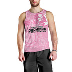 Penrith Premiers 2026 Men Tank Top Panthers Seven-Time Premiership Pink