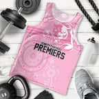Penrith Premiers 2026 Men Tank Top Panthers Seven-Time Premiership Pink