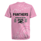 Penrith Premiers 2026 Rugby Jersey Panthers Seven-Time Premiership Pink