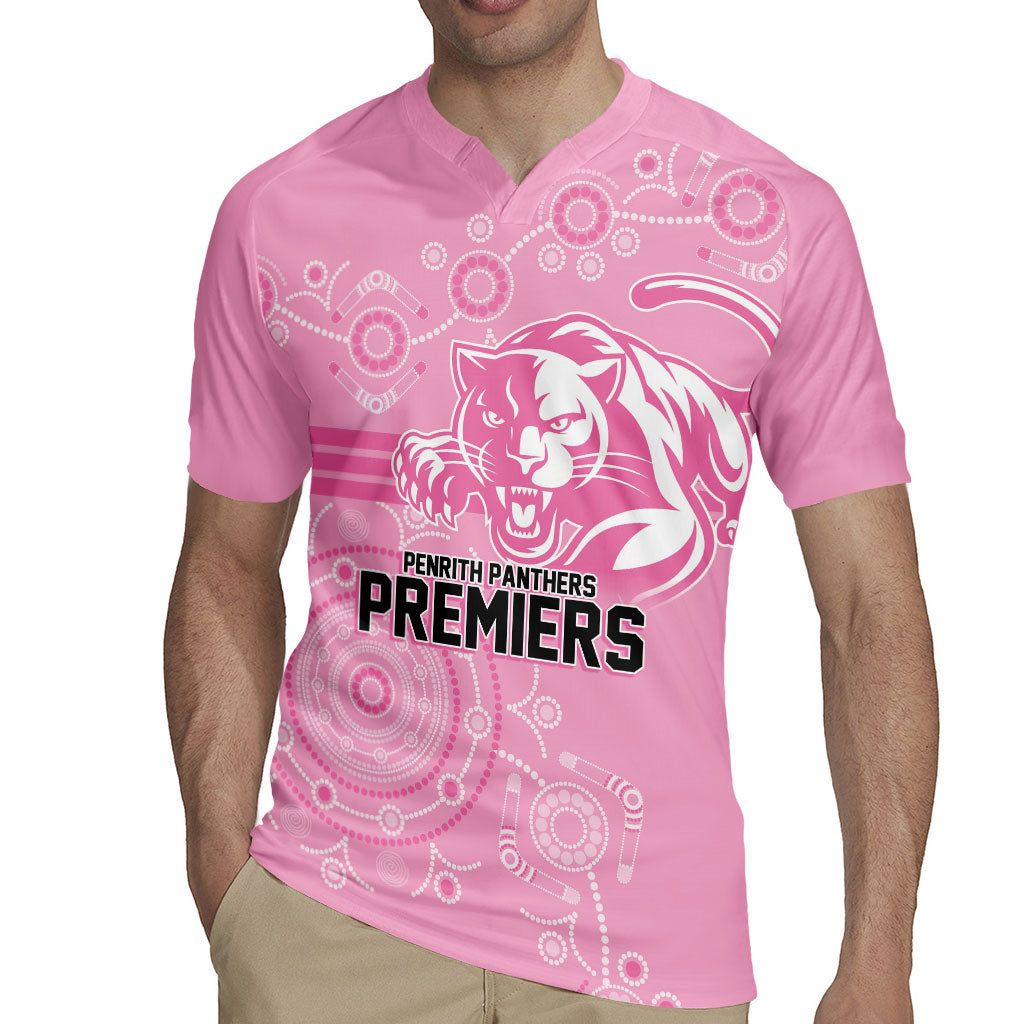 Penrith Premiers 2026 Rugby Jersey Panthers Seven-Time Premiership Pink