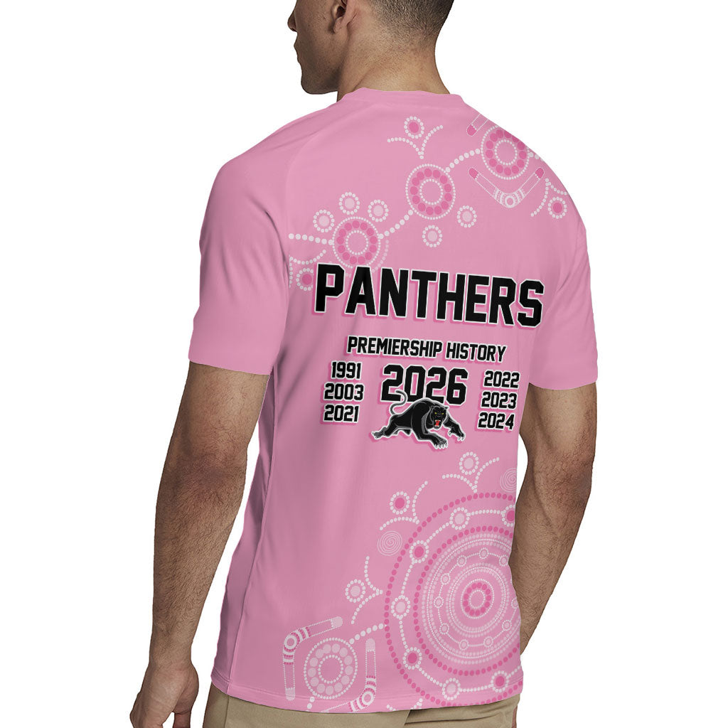 Penrith Premiers 2026 Rugby Jersey Panthers Seven-Time Premiership Pink