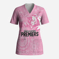 Penrith Premiers 2026 Scrub Top Panthers Seven-Time Premiership Pink