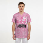 Penrith Premiers 2026 Scrub Top Panthers Seven-Time Premiership Pink