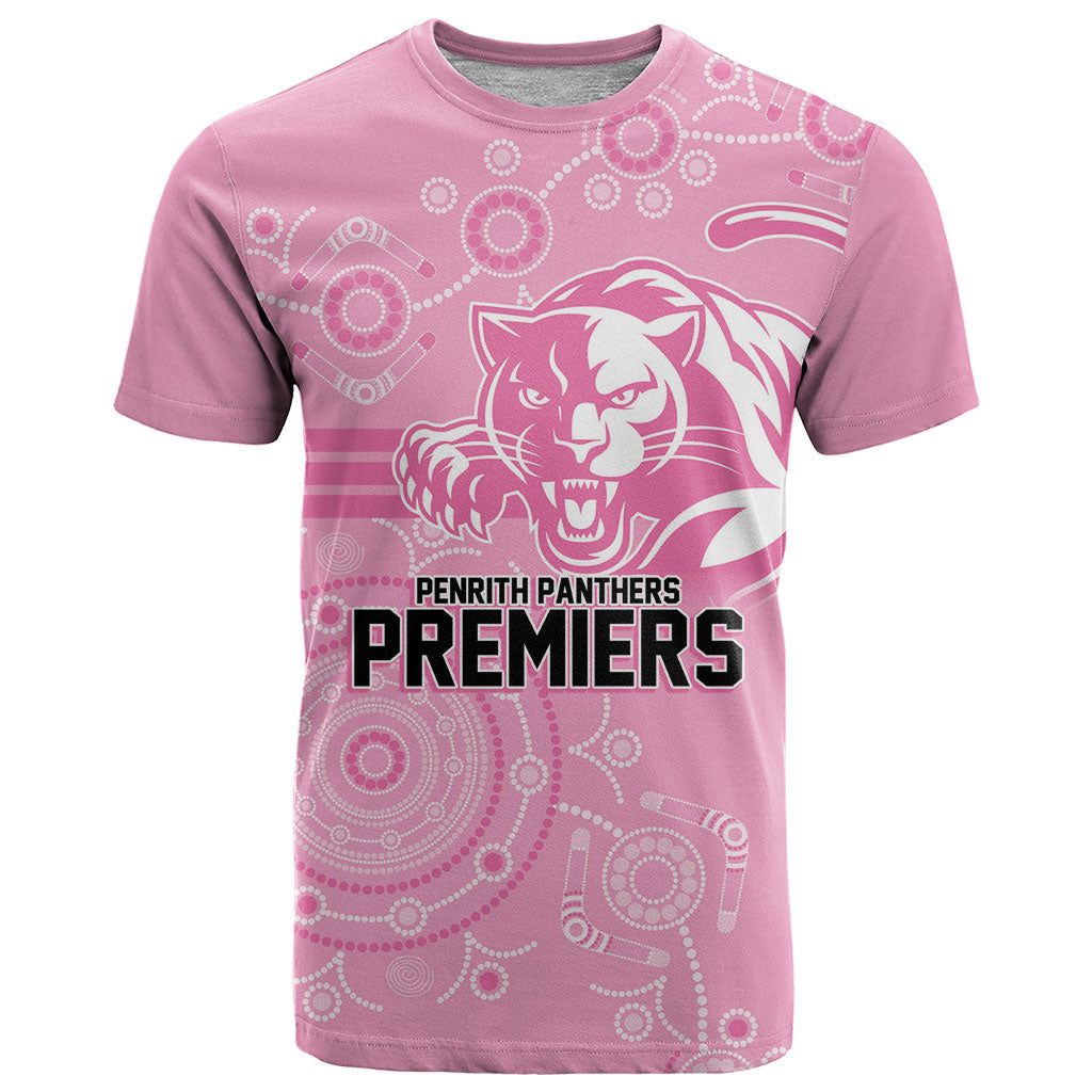 Penrith Premiers 2026 T Shirt Panthers Seven-Time Premiership Pink