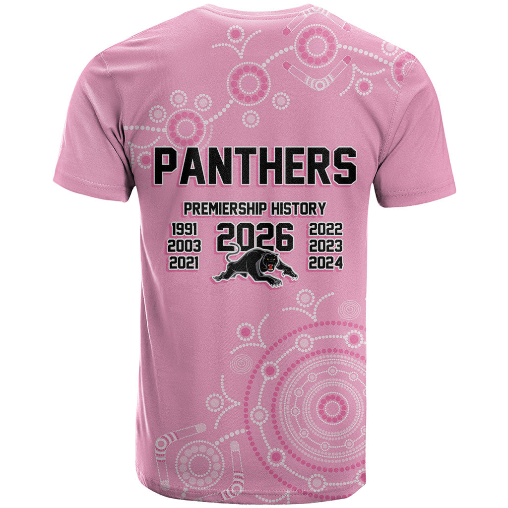 Penrith Premiers 2026 T Shirt Panthers Seven-Time Premiership Pink