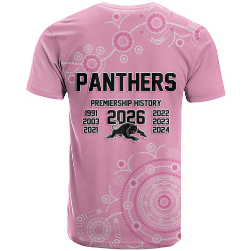Penrith Premiers 2026 T Shirt Panthers Seven-Time Premiership Pink