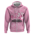 Penrith Premiers 2026 Zip Hoodie Panthers Seven-Time Premiership Pink