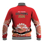 Dolphins First Champions 2026 Baseball Jacket First Flag Championship