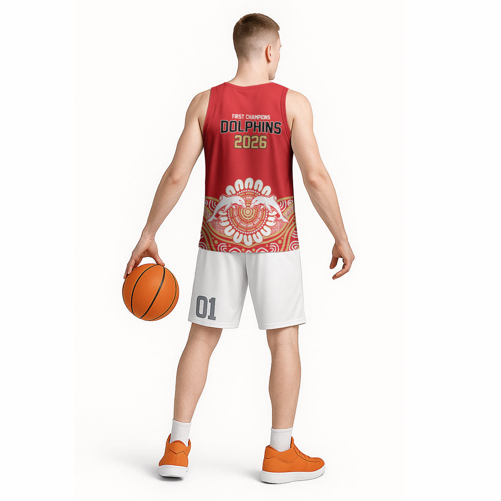 Dolphins First Champions 2026 Basketball Jersey First Flag Championship