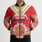Dolphins First Champions 2026 Bomber Puffer Jacket First Flag Championship