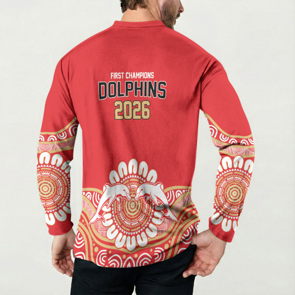 Dolphins First Champions 2026 Button Sweatshirt First Flag Championship