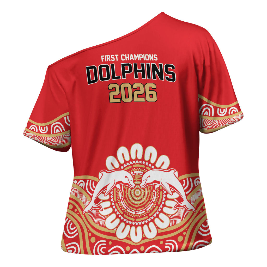 Dolphins First Champions 2026 Cross Shoulder Shirt First Flag Championship